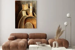 Obraz: Antykwariaty, drewniane naczynia