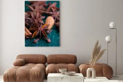 Obraz: Anyż gwiazdkowy, cynamon, goździki i migdały