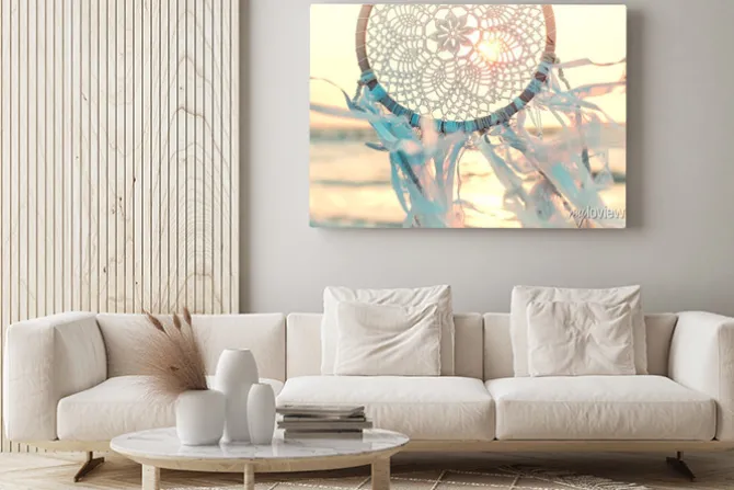 Obraz: Łapacz snów na tle morza