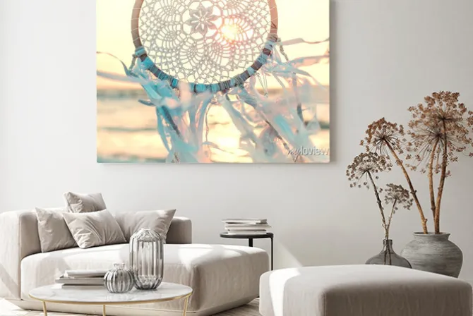 Obraz: Łapacz snów na tle morza