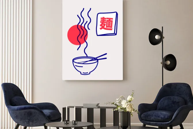 Obraz: Apetyczne kluseczki (1-częściowy) pionowy