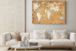 Obraz: Archiwalne mapa świata