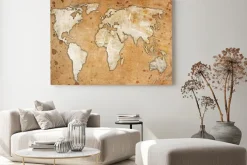 Obraz: Archiwalne mapa świata