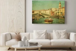 Obraz: Archiwalne zdjęcie z grand canal, wenecja