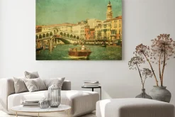 Obraz: Archiwalne zdjęcie z grand canal, wenecja