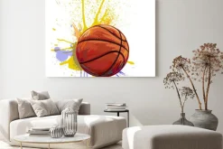 Obraz: Artystyczna piłka do koszykówki