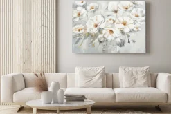 Obraz: Artystyczne białe kwiaty