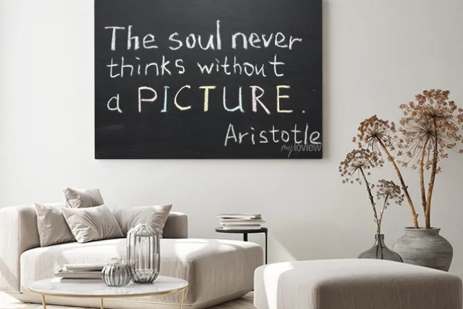 Obraz: Arystoteles cytatem