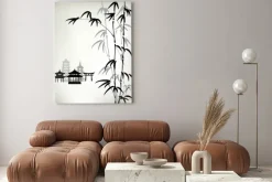 Obraz: Atrament bambusa malowane