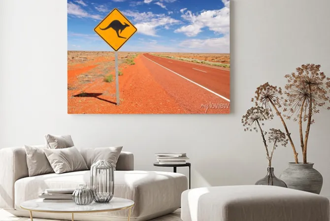 Obraz: Australijskie drogi niekończące