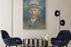 Obraz: Autoportret, vincent van gogh, 1887, holenderski obraz olejny.