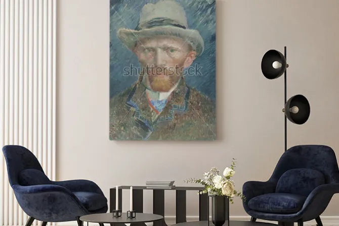 Obraz: Autoportret, vincent van gogh, 1887, holenderski obraz olejny.