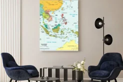 Obraz: Azja południowo-wschodnia podziały polityczne