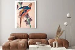 Obraz: Bażant i sosna (1-częściowy) pionowy