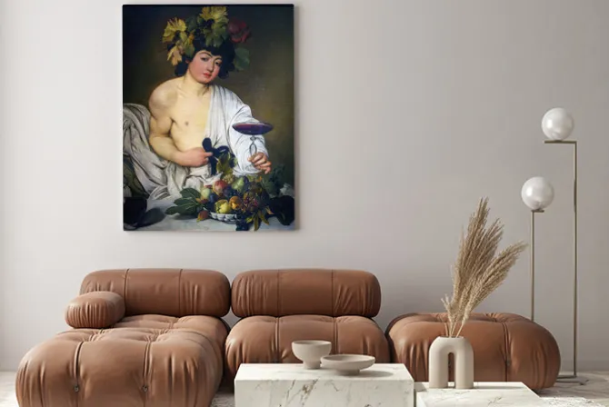 Obraz: Bachus - obraz caravaggia