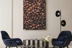 Obraz: Background of fresh roasted coffee beans