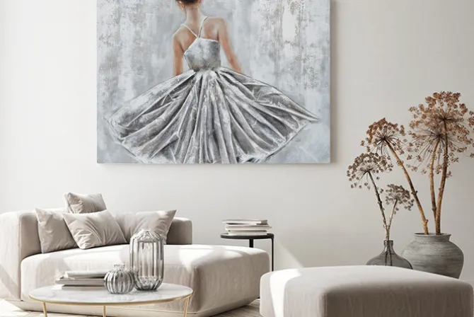 Obraz: Baletnica w jasnej sukni