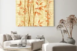 Obraz: Bamboo forest background - bezszwowe tło - wzór paneli ściennych