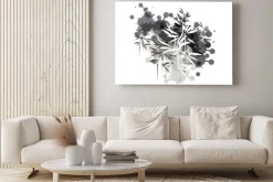 Obraz: Bamboo forest illustration in black ink