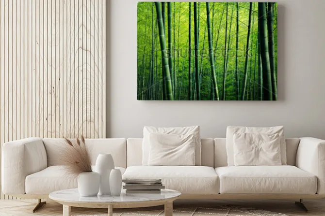 Obraz: Bambusowy czytaj drzew natury pojęcie