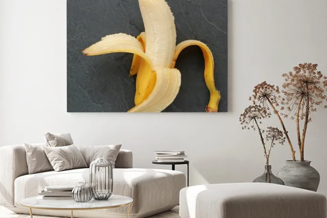 Obraz: Banane sur ardoise