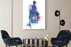 Obraz: Barwny obraz big ben