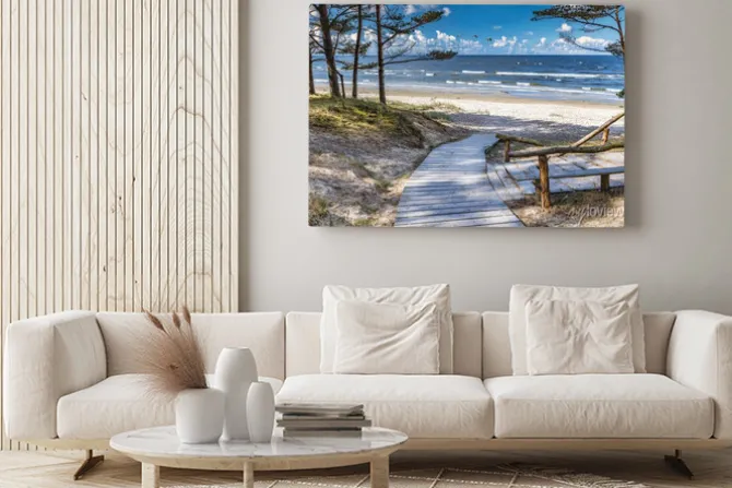 Obraz: Bałtyckie wybrzeże z malowniczą plażą