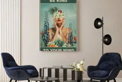 Obraz: Be kind to your mind (1-częściowy) pionowy