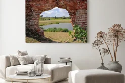 Obraz: Besiekiery, ruiny gotyckiego zamku, polska