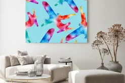 Obraz: Bez szwu deseń z samolotu, płaszczyzny. akwarela ilustracji.