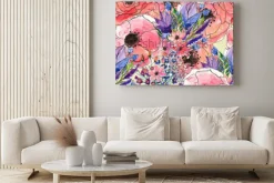 Obraz: Bezszwowe kwiatowy wzór akwarela