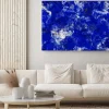 Obraz: Bezszwowy głęboki błękitny lapis lazuli wzór