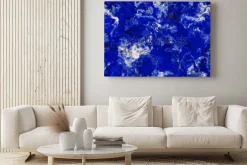 Obraz: Bezszwowy głęboki błękitny lapis lazuli wzór