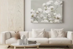 Obraz: Białe drobne kwiaty
