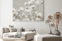 Obraz: Białe drobne kwiaty