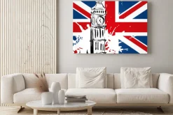 Obraz: Big ben devant lunion jack