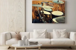 Obraz: Bliska thin crash na perkusji