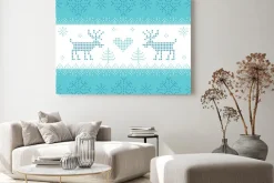 Obraz: Boże narodzenie scandinavian card - za zaproszenie, tapety