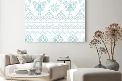 Obraz: Boże narodzenie scandinavian card - za zaproszenie, tapety