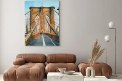 Obraz: Brooklyn bridge w nowym jorku