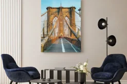 Obraz: Brooklyn bridge w nowym jorku