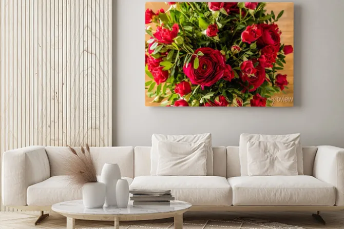 Obraz: Bukiet czerwonych róż
