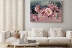 Obraz: Bukiet vintage z piwoniami