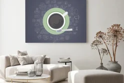 Obraz: Burza mózgów pomysły ilustracji kawy