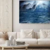 Obraz: Burza z piorunami nad oceanem