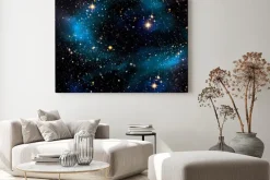 Obraz: Błyszczące gwiazdy na niebie