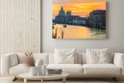 Obraz: Canal grande i bazylika santa maria della salute, wenecja, włochy