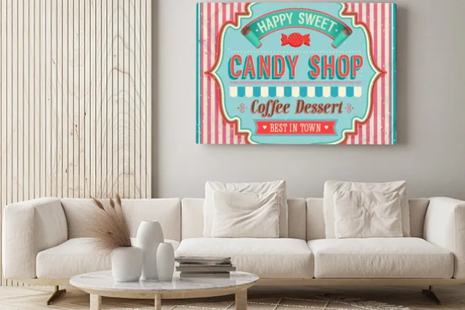 Obraz: Candy shop - ilustracji wektorowych