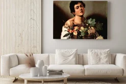 Obraz: Caravaggio - chłopiec z koszem owoców
