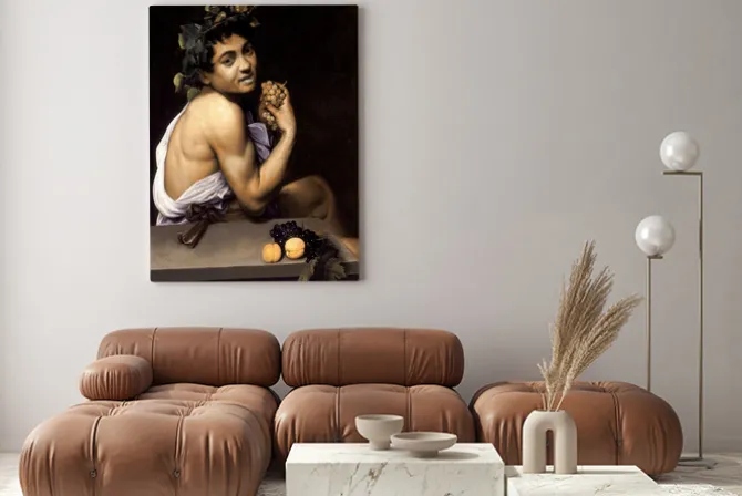 Obraz: Caravaggio - chory bachus